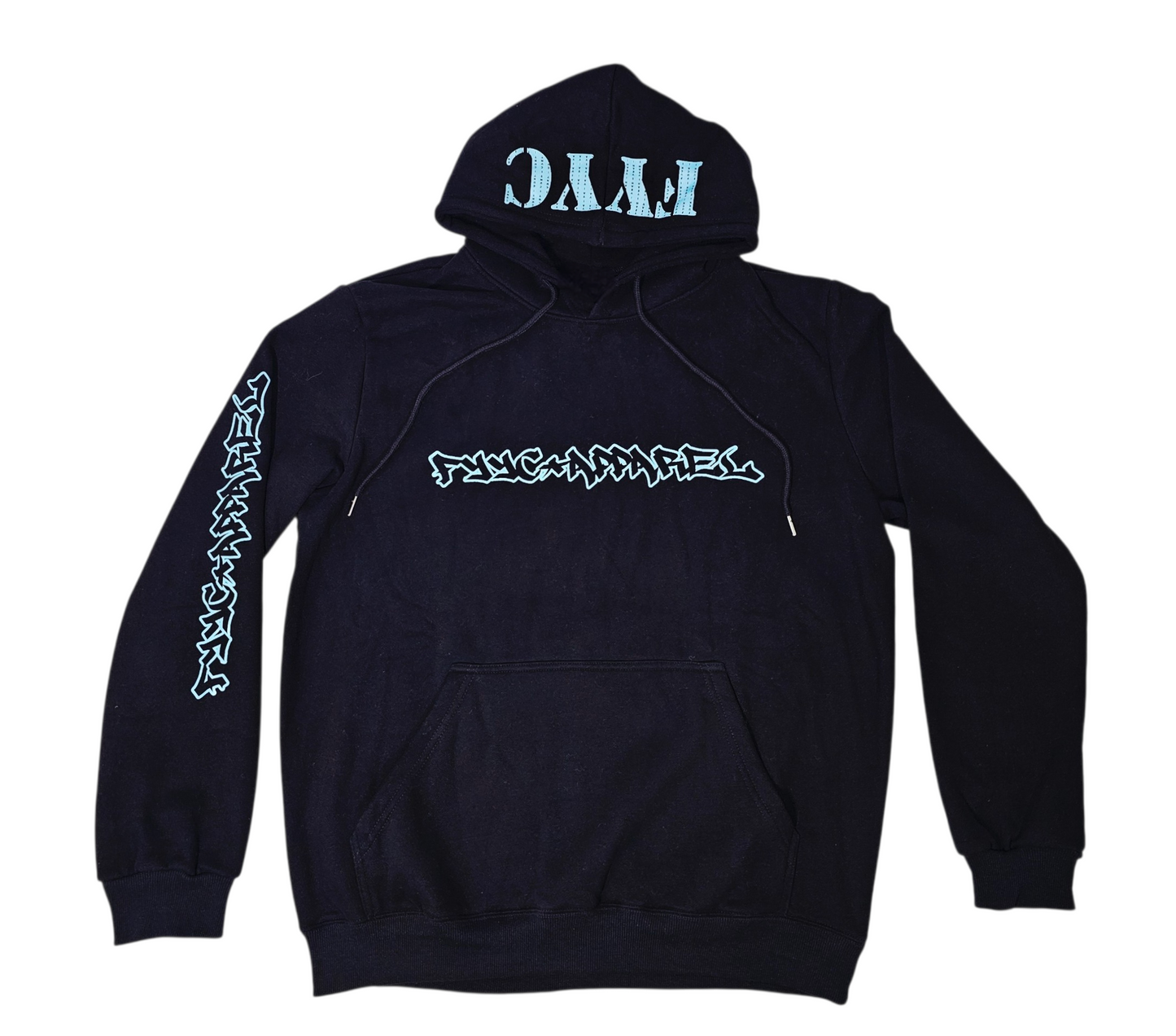 BLACK AND BLUE FYYC HOODIE