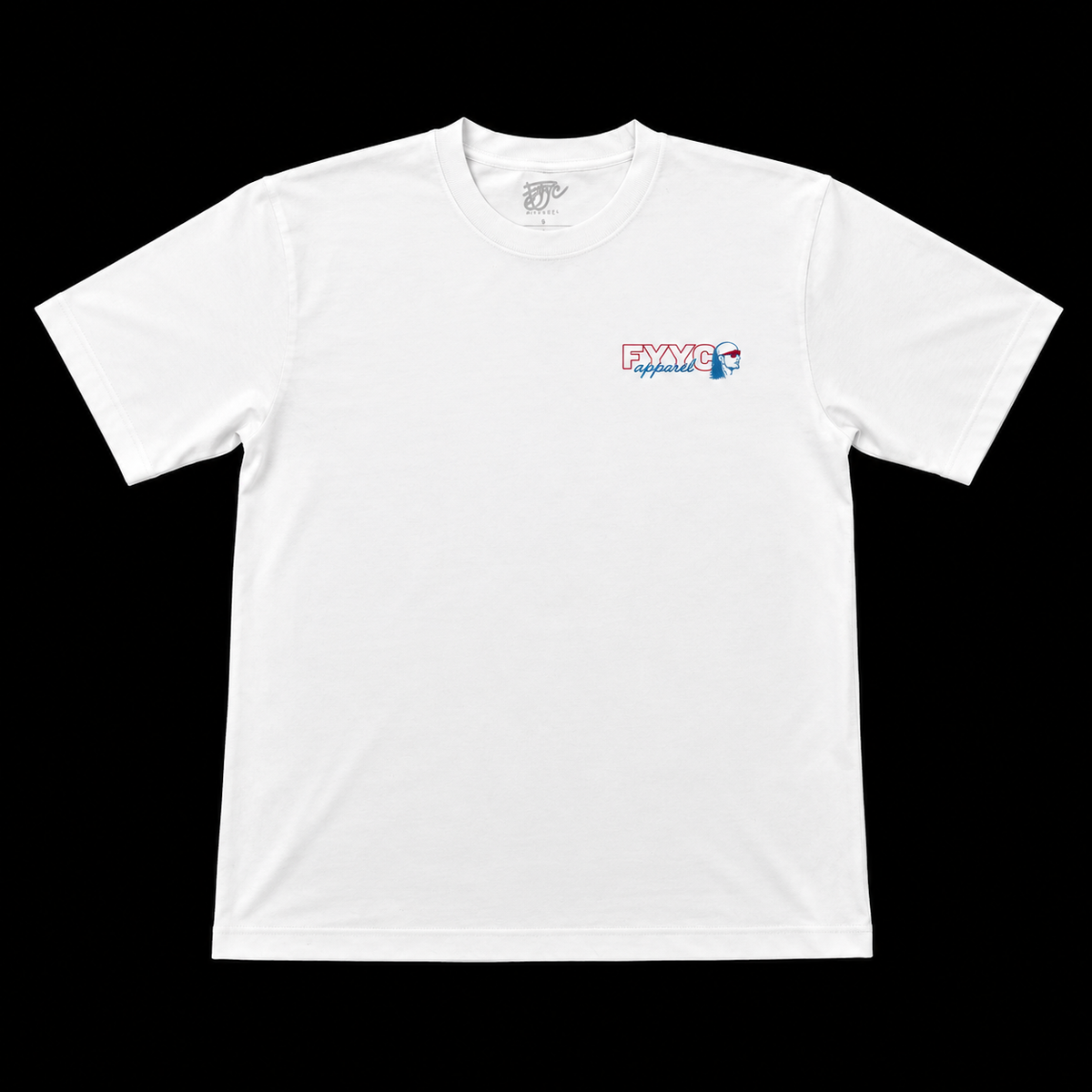 PINK AND BLUE SKULLET TEE