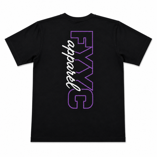 PURPLE OUTLINE TEE