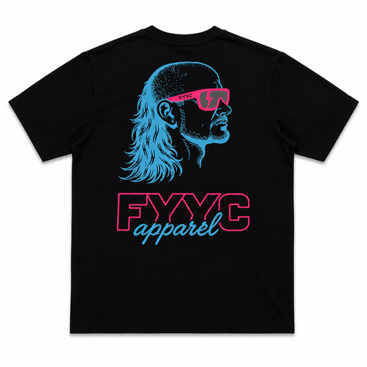 PINK AND BLUE SKULLET TEE