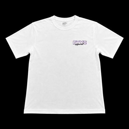 PURPLE OUTLINE TEE
