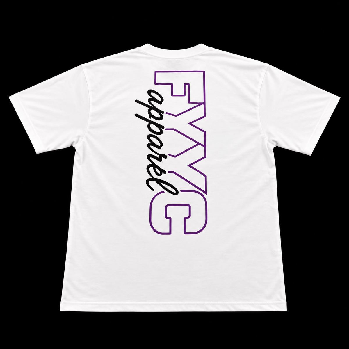 PURPLE OUTLINE TEE
