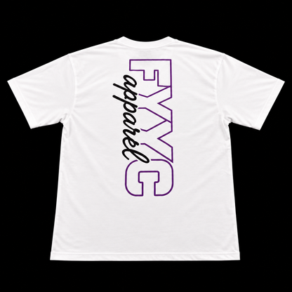 PURPLE OUTLINE TEE