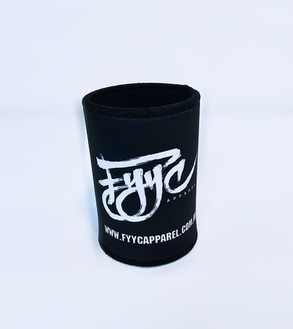 WHITE AND BLACK FYYC STUBBY HOLDER